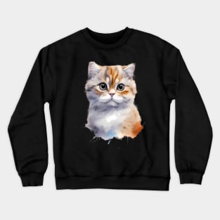 Scottish Fold cat Crewneck Sweatshirt